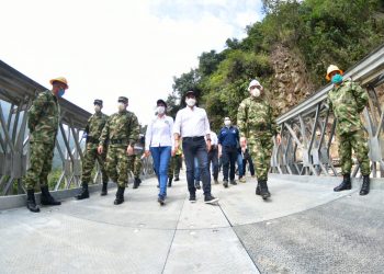 Puente militar habilita corredor vial Curos-Málaga