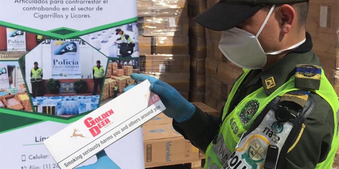 Operativo en Carreteras de Santander, dejó como resultado el decomiso de 257.000 cajetillas de cigarrillo de contrabando