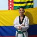 Taekwondista santandereano conquistó medalla de oro en torneo virtual