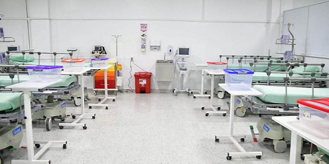 Nueva área con capacidad para atender a 110 pacientes con COVID-19 opera en Santander