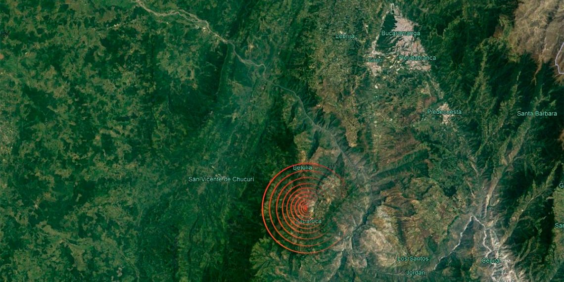 Sismo de 5.5º en la escala de Richter afectó el centro de Santander