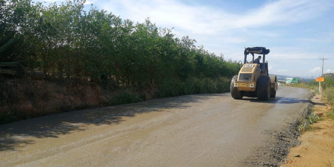 Reinician obras viales suspendidas por COVID-19 en el departamento