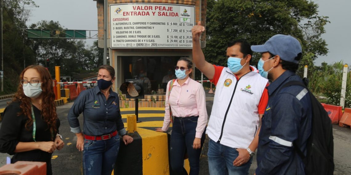 Secretaría de Infraestructura supervisó el manejo e inversiones de la concesión vial Mesa de Los Santos