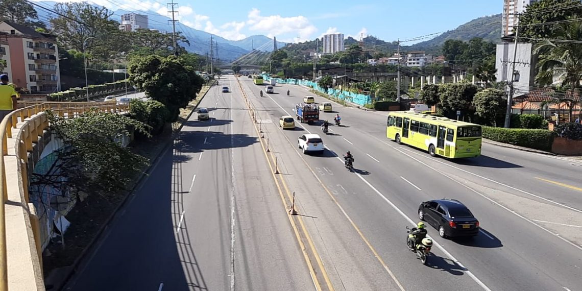 Cierre de la autopista por inicio de obras de Metrolínea en el sector ‘PQP’