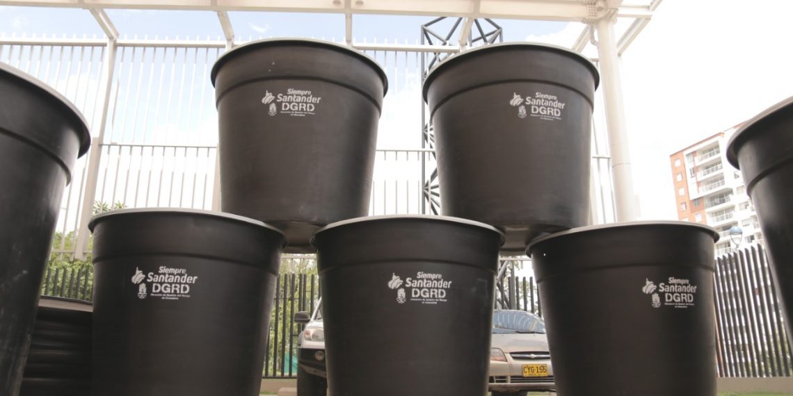 Municipios con calamidad pública recibirán tanques para almacenamiento de agua