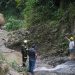 Roca fragmentada en quebrada La Aurora de Floridablanca no representa peligro de represamiento