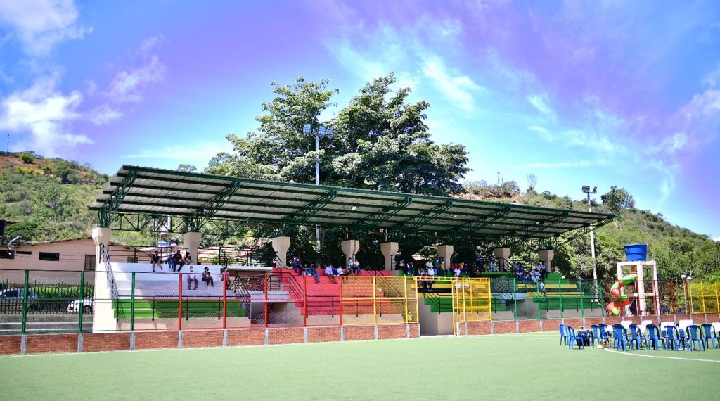 Se entregó el Camino Real y áreas complementarias a la cancha de Los Santos