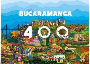 Conoce el afiche que acompañará los 400 años de Bucaramanga