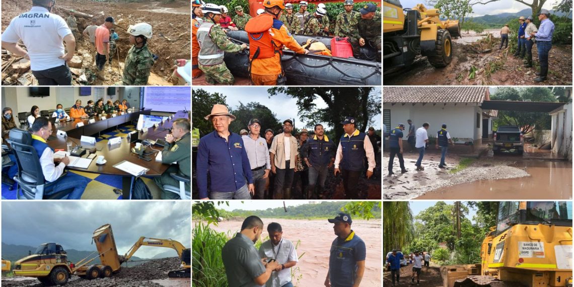 25.000 familias afectadas y 59 muertos por las lluvias en el país