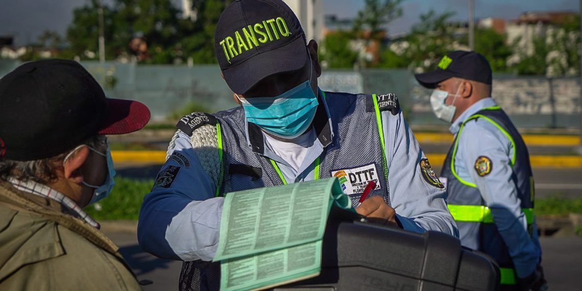 Día sin carro en Floridablanca, van 15 comparendos