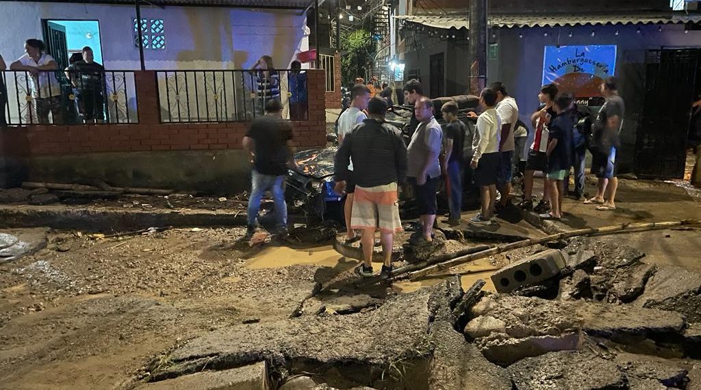145 viviendas afectadas por lluvias en el área metropolitana de Bucaramanga