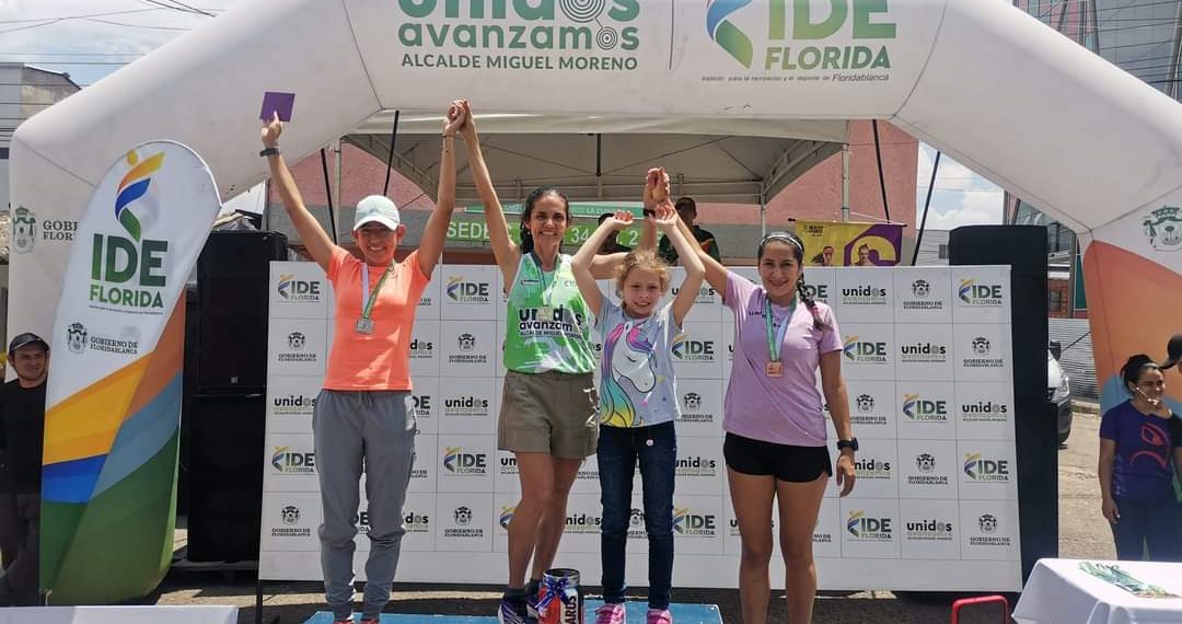 Ana Joaquina Rondón, de 44 años, ganó carrera atlética en Floridablanca