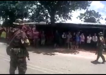 Disidencias de las Farc patrullaron en la vereda Santo Domingo de Tame, Arauca