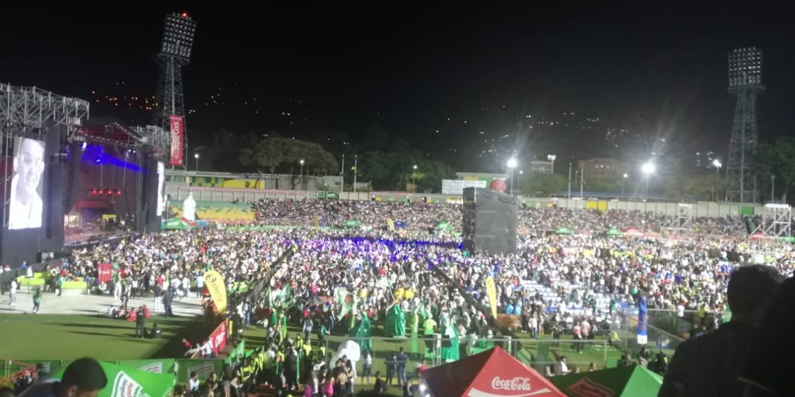 Desórdenes antes, durante y después del concierto en Bucaramanga