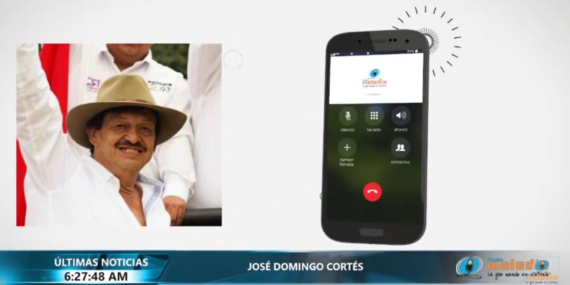 José Domingo Cortés dice que será candidato a la Gobernación de Santander