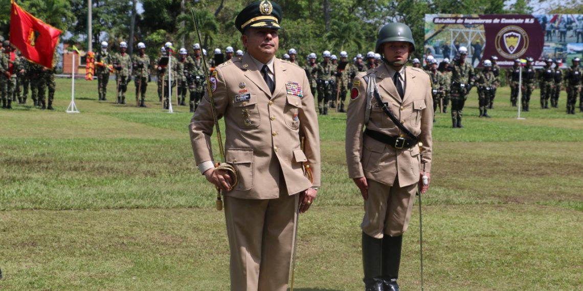 El brigadier general Javier Martínez es el comandante de la Segunda División del Ejército