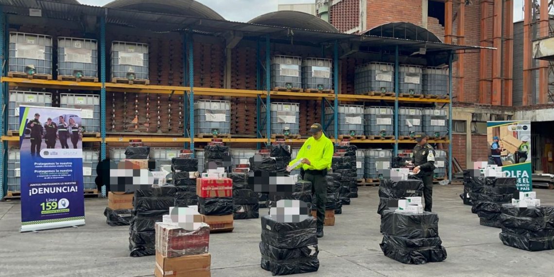 Policía incautó 50 mil cajetillas de cigarrillos de contrabando