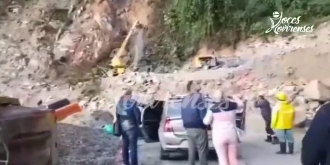¡ATENCIÓN! Reportan obreros heridos en la vía Curos – Málaga