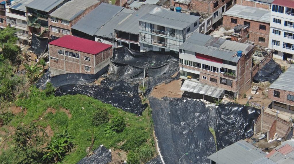 60 viviendas afectadas por lluvias en la Comuna 14 de Bucaramanga