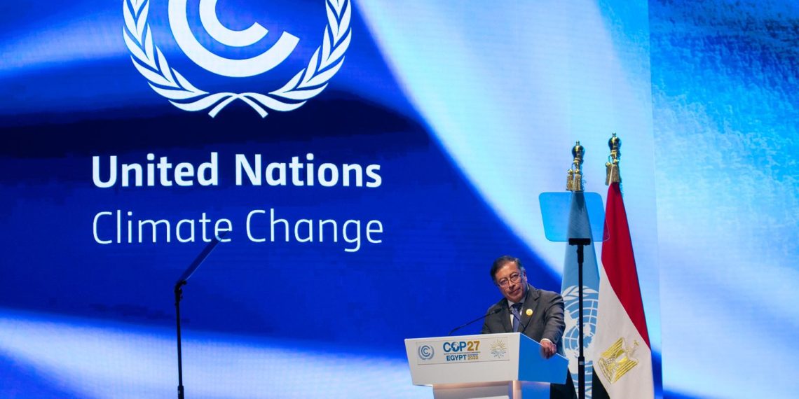 Ante la crisis climática “la solución es sin petróleo y sin carbón”: Petro en Egipto
