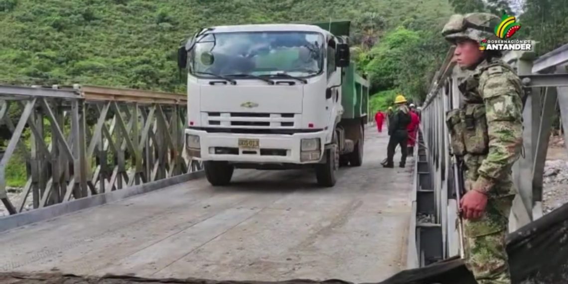 El puente militar en el sector La Playa ya entró en servicio