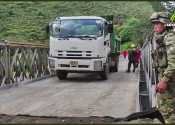 El puente militar en el sector La Playa ya entró en servicio