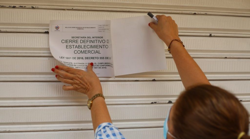 Sellaron cuatro establecimientos de venta de pólvora en Bucaramanga