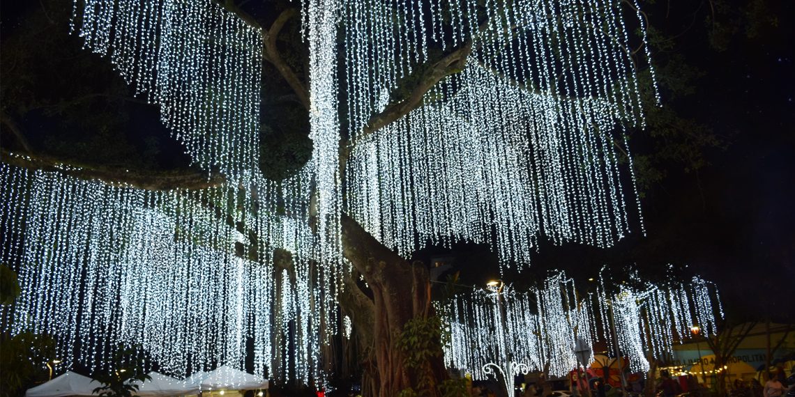 Iluminación navideña en siete circuitos caminables de Bucaramanga