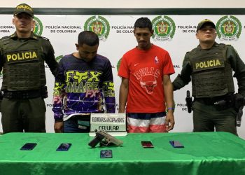 Capturan a ladrones de celulares en Bucaramanga
