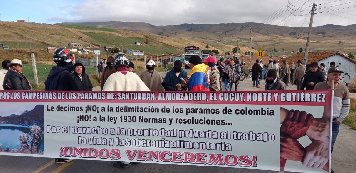 Campesinos de los páramos levantaron el paro