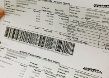 Los recibos del impuesto predial están disponibles de manera virtual en Bucaramanga