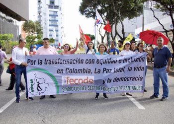 Educadores de Santander marcharán en respaldo al gobierno Petro