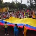 Marcha pacífica en Bucaramanga en respaldo al presidente Petro