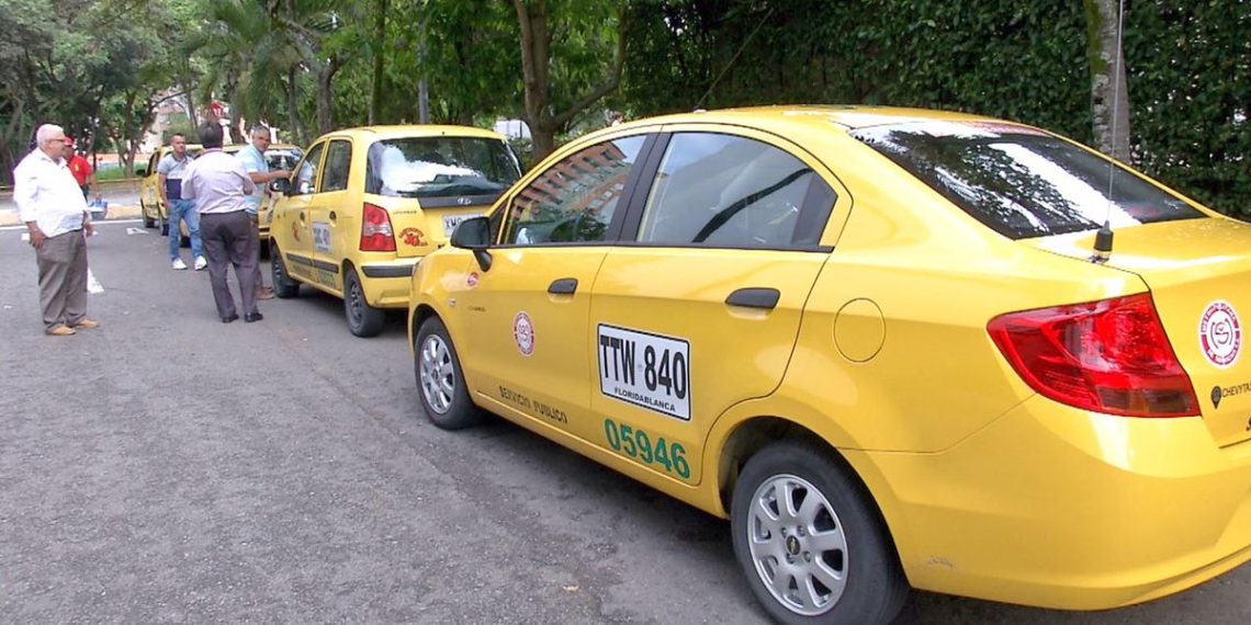 Vuelve el pico y placa para taxis en Bucaramanga