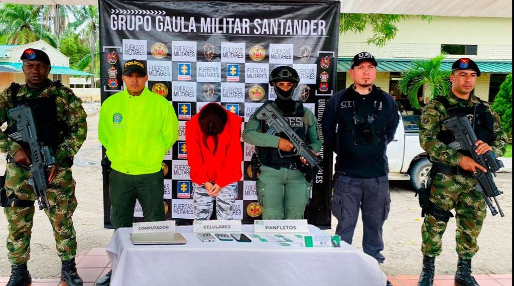 Capturada alias La Flaca, acusada de asesinar a un líder de la USO en Barrancabermeja