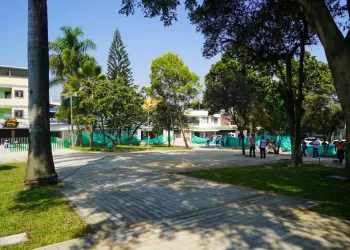 Avanza remodelación de parques en Floridablanca