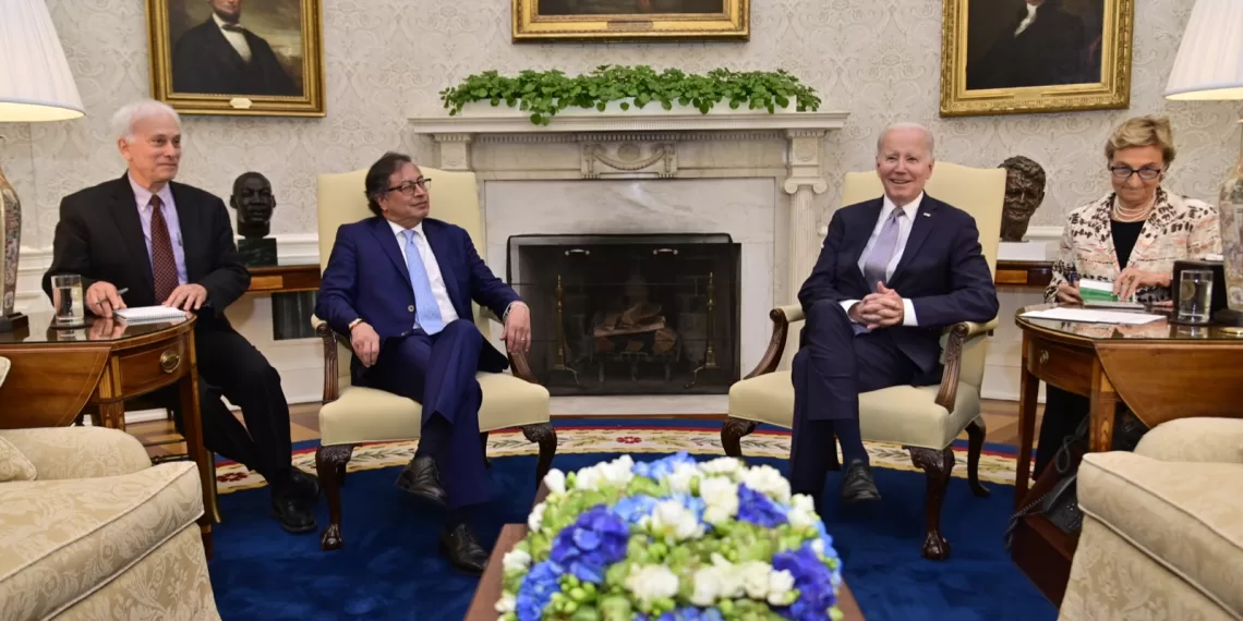 Presidentes Biden y Petro están reunidos en la Casa Blanca