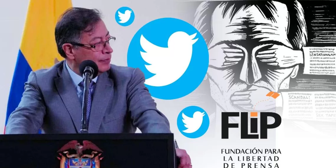 Petro cuestiona a la gran prensa en Colombia y la FLIP la defiende