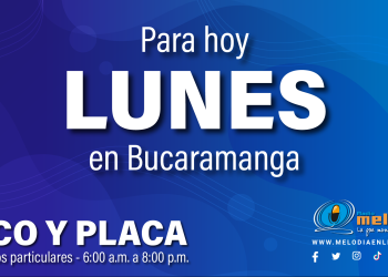Esta es la rotación del Pico y Placa en Bucaramanga para hoy 8 de mayo