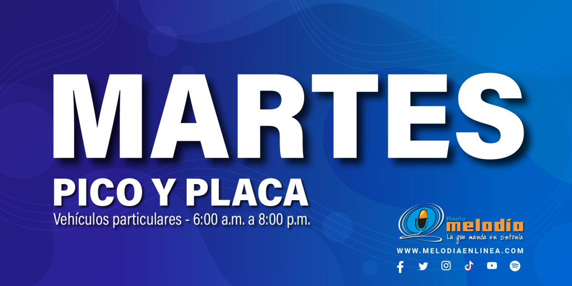Esta es la rotación del Pico y Placa en Bucaramanga para hoy 13 de mayo