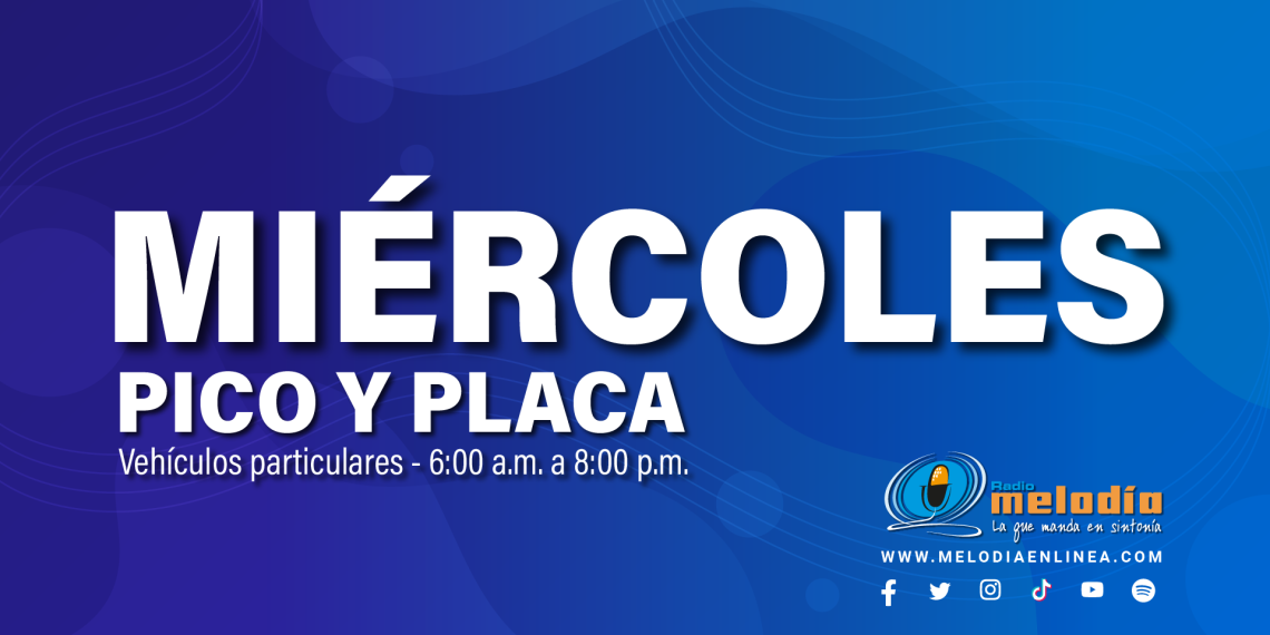 Esta es la rotación del Pico y Placa en Bucaramanga para hoy 13 de mayo