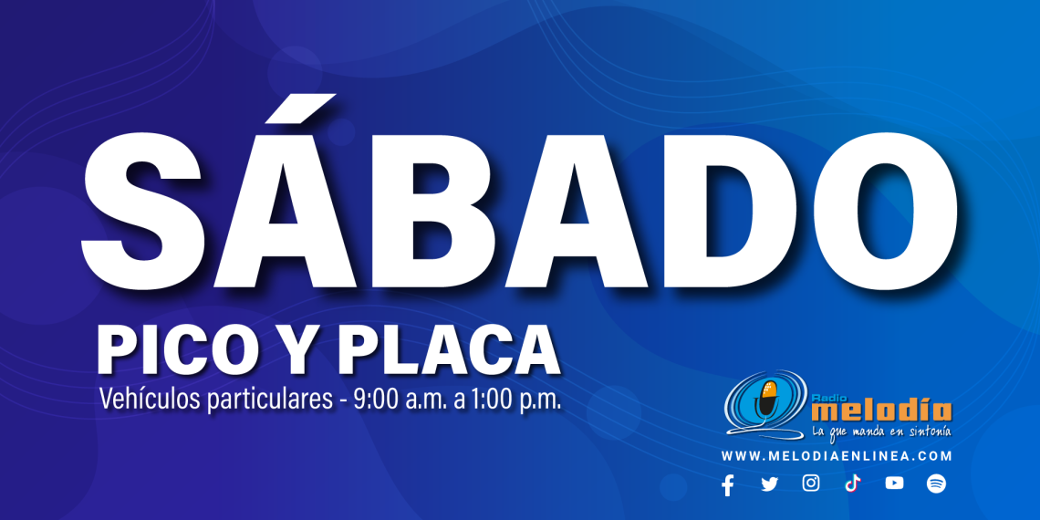 Esta es la rotación del Pico y Placa en Bucaramanga para hoy 13 de mayo