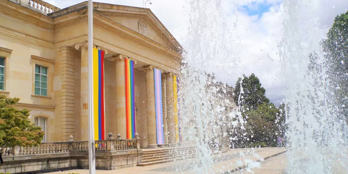 La Casa de Nariño se viste con los colores de la comunidad LGBTIQ