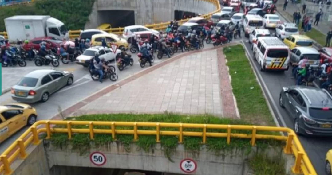 Protesta ciudadana en Piedecuesta causa caos vehicular