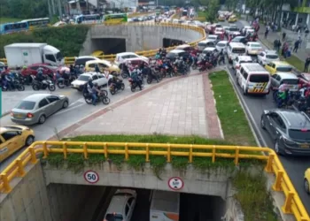 Protesta ciudadana en Piedecuesta causa caos vehicular
