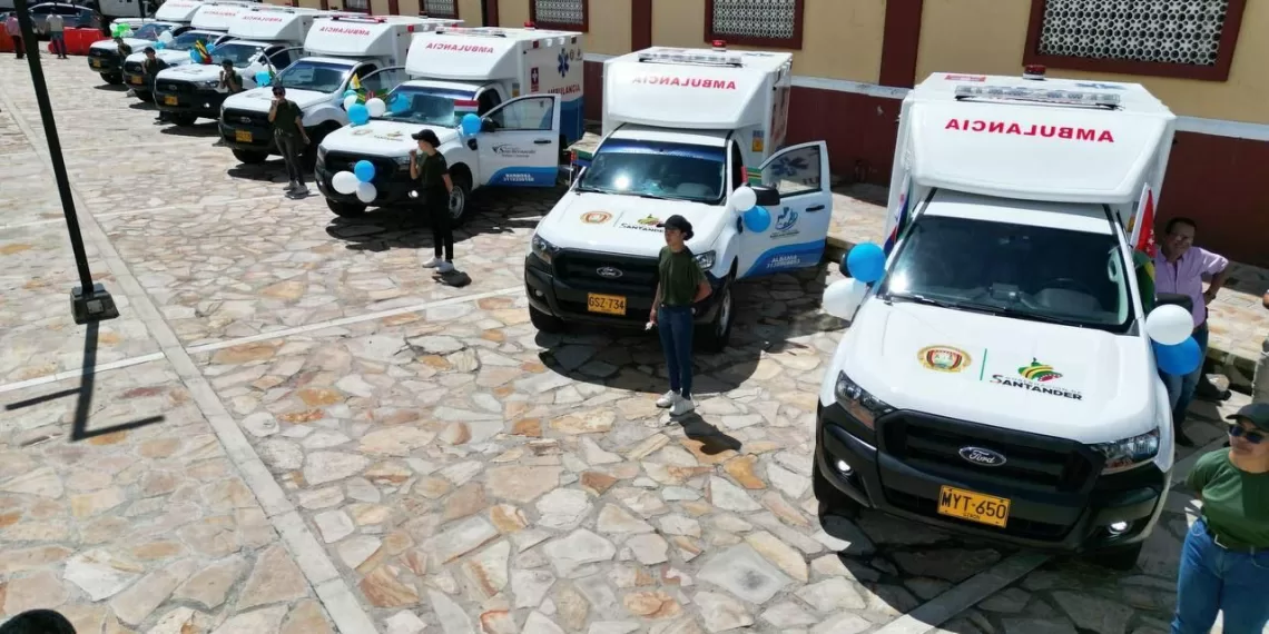 $ 8 mil millones se han invertido para adquirir 48 ambulancias en Santander