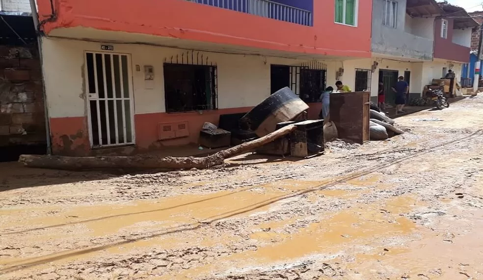 Las lluvias generan estragos en Santander
