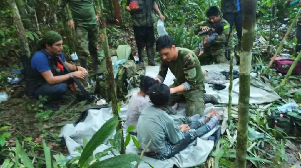 Con vida, hallaron a los niños perdidos en la selva del Guaviare