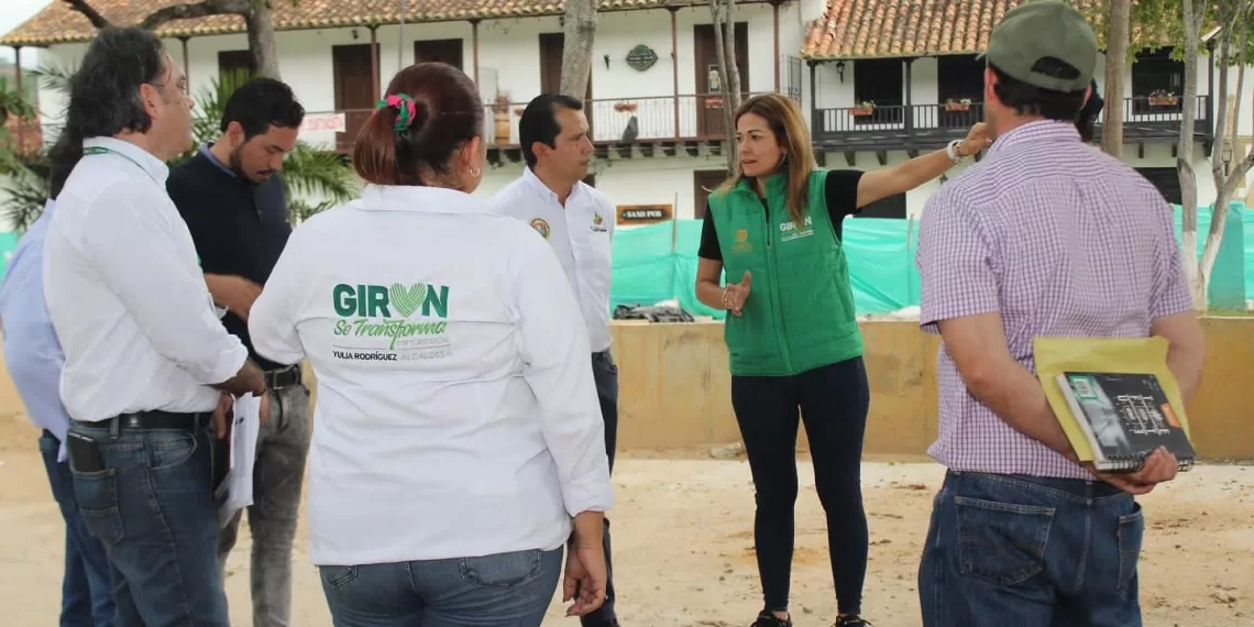 Cuatro meses más demora entrega del parque principal de Girón