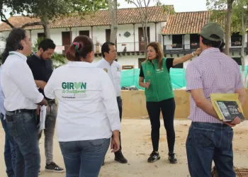 Cuatro meses más demora entrega del parque principal de Girón